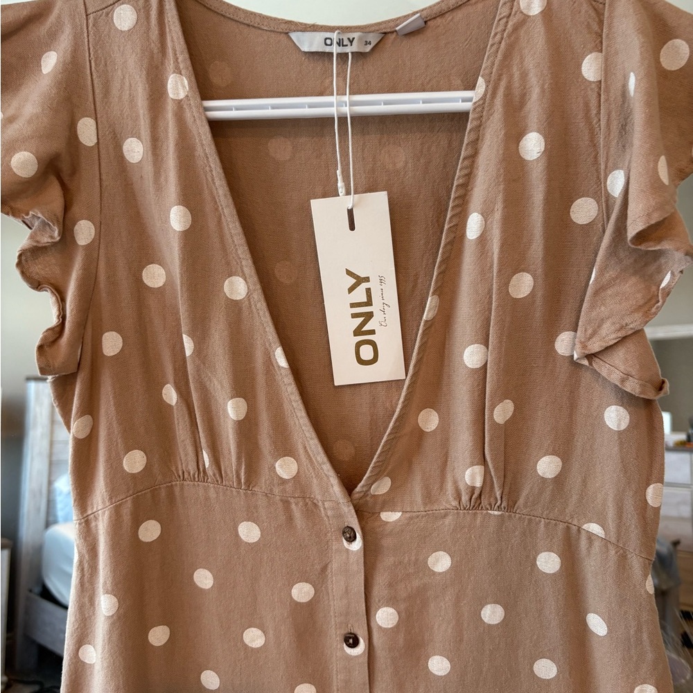 ONLY Button Midi Dress